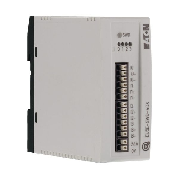 SWD input card, 24 V DC, 4 digital inputs with 24 V power supply, 0.5A, 3 conductor connection image 10