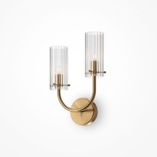 Neoclassic Arco Wall Lamp Brass image 1