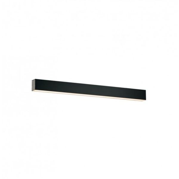 Linear Wall Lamp Direct+Indirect L860 3000K Black image 1