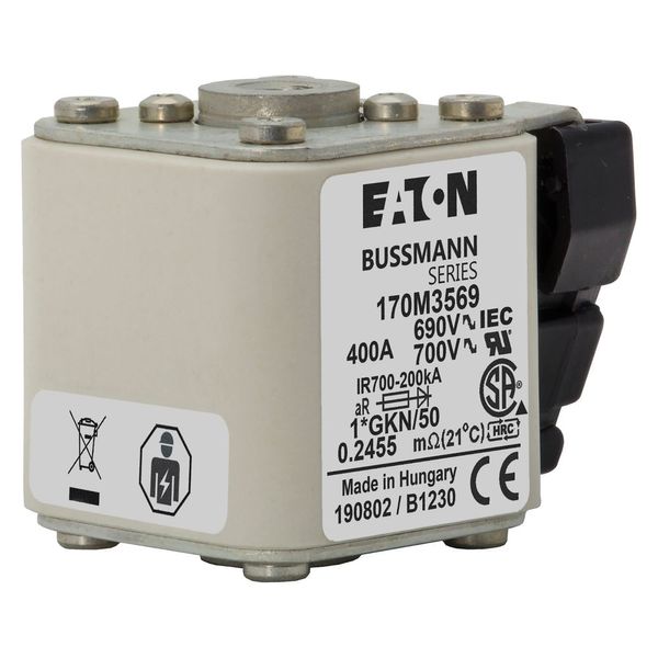 FUSE 400A 690V 1*GKN/50 AR UC image 6