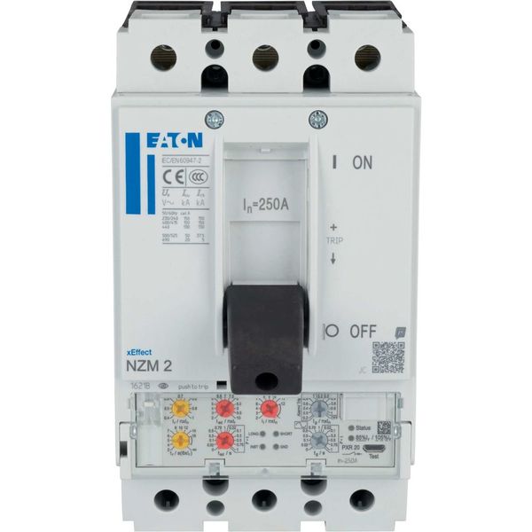 NZM2 PXR20 circuit breaker, 250A, 3p, Screw terminal, earth-fault protection image 10