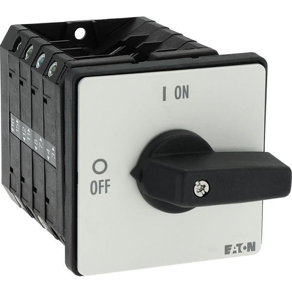 On-Off switch, 6 pole + 1 N/O + 1 N/C, 100 A, 90 °, flush mounting image 38
