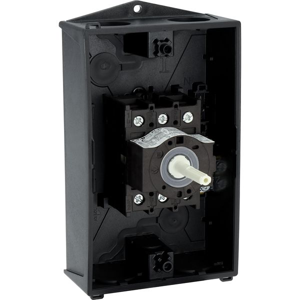 Main switch, P1, 25 A, surface mounting, 3 pole, STOP function, With black rotary handle and locking ring, Lockable in the 0 (Off) position image 34