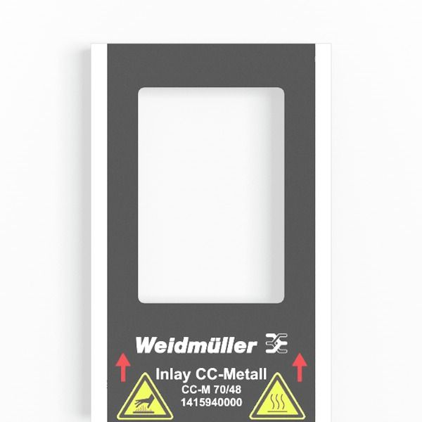 Inlay (device marking), Marker type: CC-M 70/48, Version: Holder for 3 image 1