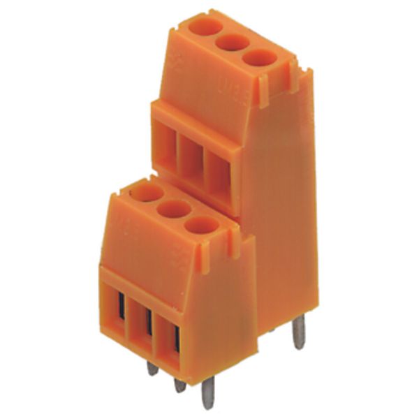 PCB terminal, 3.50 mm, Number of poles: 4, Conductor outlet direction: image 1