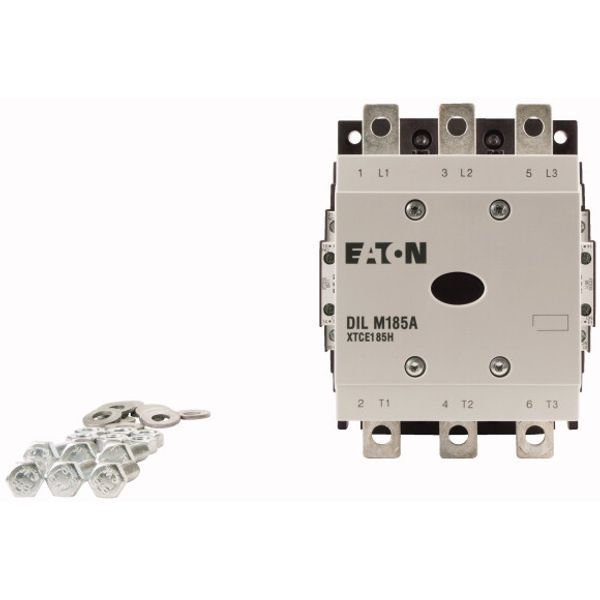 Contactor, 380 V 400 V 90 kW, 2 N/O, 2 NC, RAC 24: 24 V 50/60 Hz, AC operation, Screw connection image 5