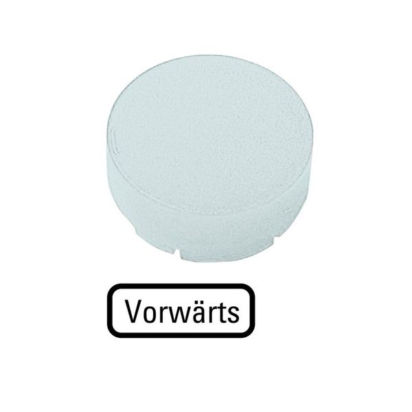 Button lens, raised white, FORWARDS image 3