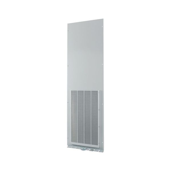 Front plate (section high), ventilated, W=600mm, IP42, grey image 3