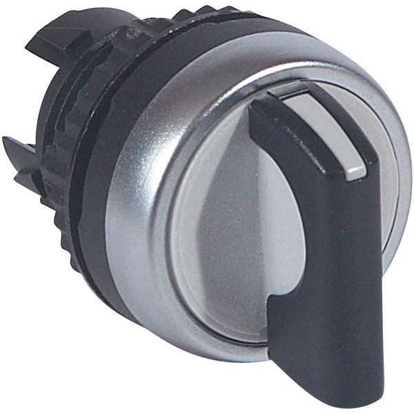 Osmoz non illuminated std handle selector switch - 2 stay-put positions - black image 1