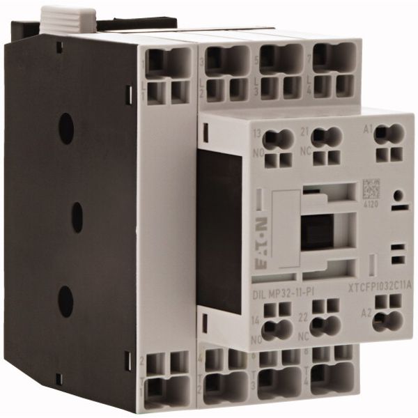 Contactor, 4 pole, AC operation, AC-1: 32 A, 1 N/O, 1 NC, 220 V 50/60 Hz, Push in terminals image 3