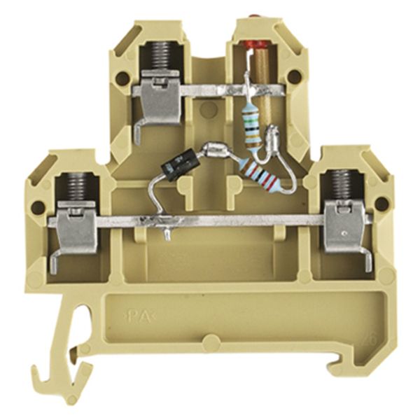 Multi-tier modular terminal, Screw connection, 4 mm², 24 V, Number of  image 1