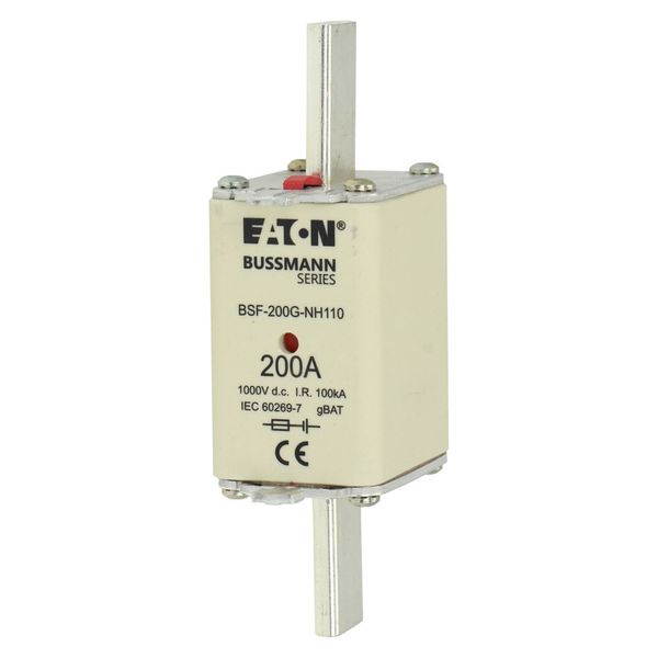 BSF-200G-NH110 FUSE 200A 1000V DC BSF SIZE 1 DUAL IND image 15