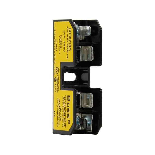 Eaton Bussmann series BG open fuse block, 600V, 1-20A, Screw/Quick Connect, Single-pole image 6