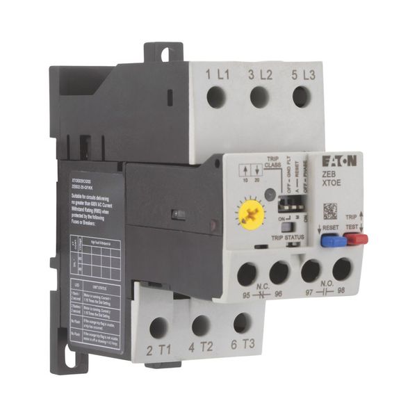 Overload relay, Separate mounting, Earth-fault protection: with, Ir= 4 - 20 A, 1 N/O, 1 N/C image 11