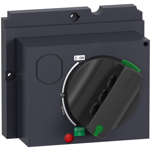 Direct rotary handle, TeSys GV5, black, IP40 image 2