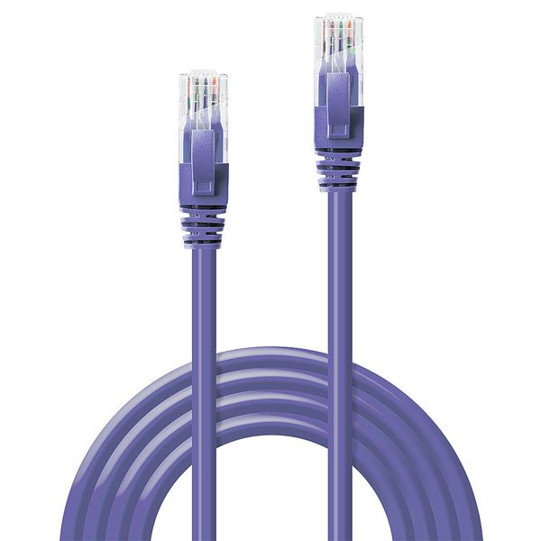 3m Cat.6 U/UTP Network Cable, Purple RJ45, M/M, 250MHz, Copper image 2