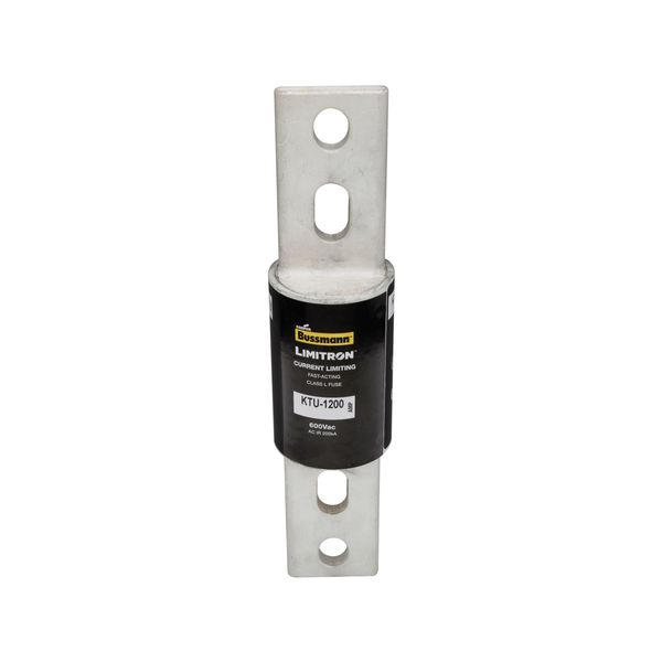 Eaton Bussmann Series KTU Fuse, Current-limiting, Fast Acting Fuse, 600V, 1200A, 200 kAIC at 600 Vac, Class L, Bolted blade end X bolted blade end, Melamine glass tube, Silver-plated end bells, Bolt, 2.5, Inch, Non Indicating image 9