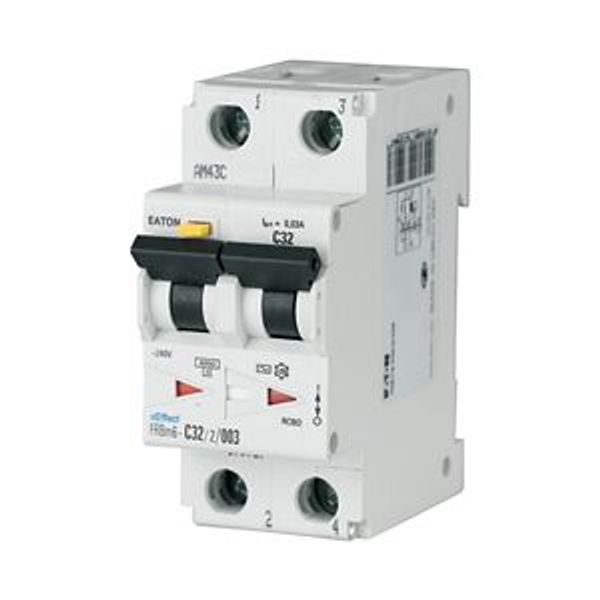 RCD/MCB combination, 32 A, 30 mA, MCB trip characteristic: B, 2p, RCD trip characteristic: A image 6