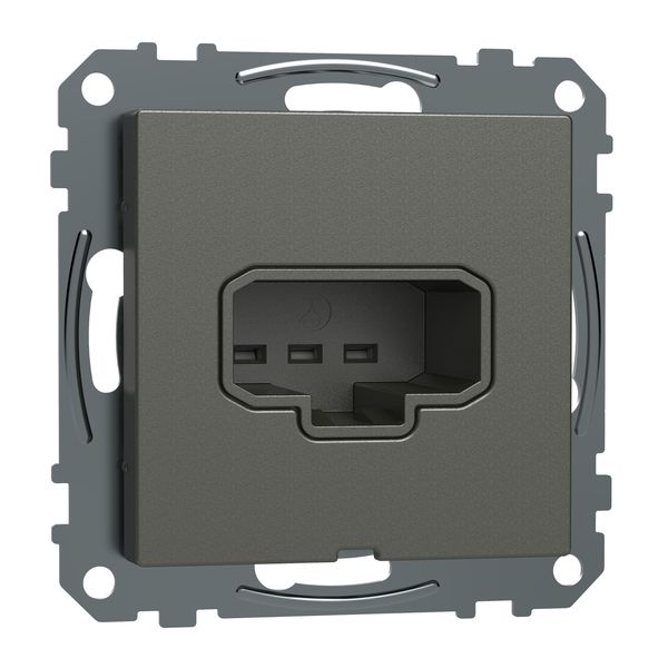 Exxact luminaire outlet DCL flush for wall with c-plate screwless earthed ant image 2