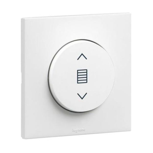 Urbano 3-position roller shutter switch in white finish image 1