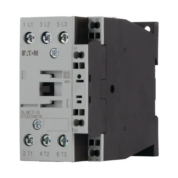 Contactor, 3 pole, 380 V 400 V 7.5 kW, 1 N/O, 230 V 50/60 Hz, AC operation, Spring-loaded terminals image 15