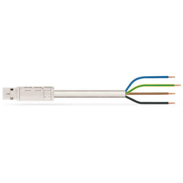 pre-assembled connecting cable;Eca;Plug/open-ended;black image 3