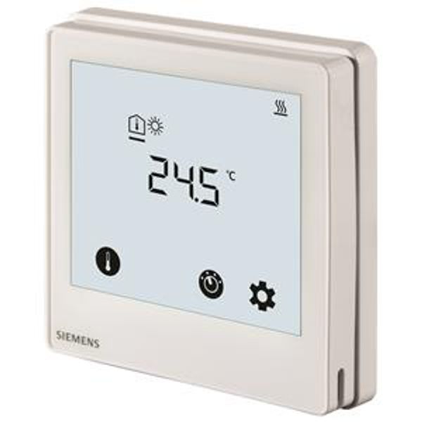 RDD810KN/NF - Touch screen room thermostat with KNX communications, for heating application (for China frames) image 1