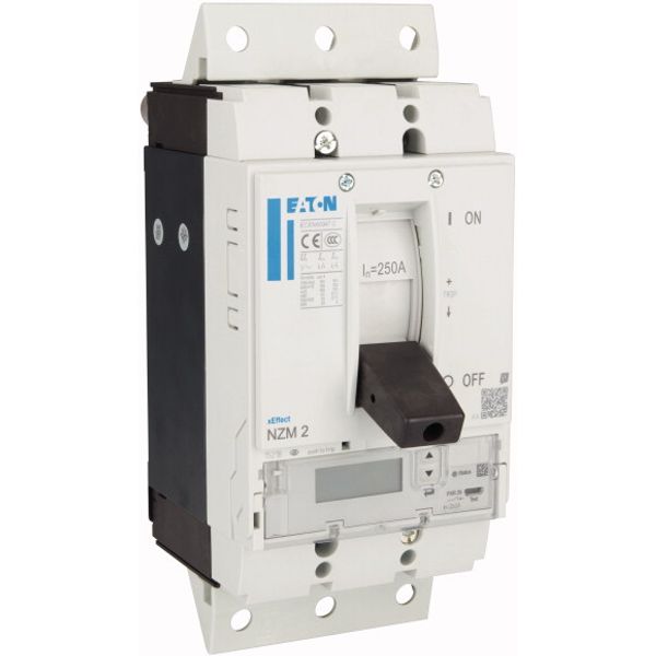 NZM2 PXR25 circuit breaker - integrated energy measurement class 1, 250A, 3p, Screw terminal, plug-in technology image 5