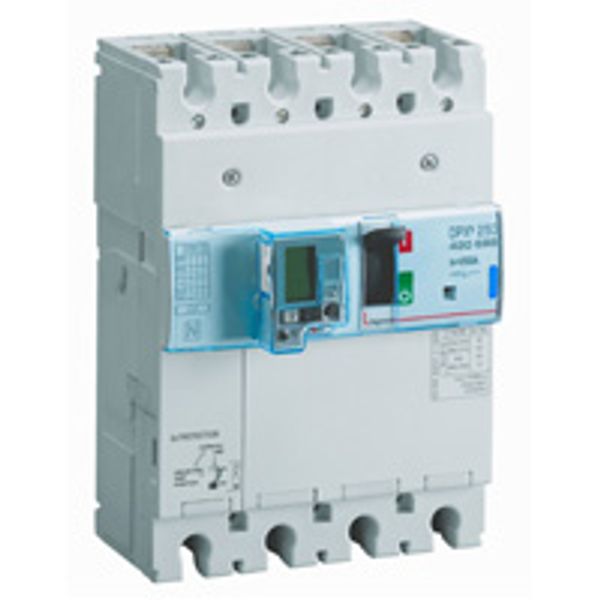 MCCB electronic + energy metering + e.l.c.bs - DPX³ 250 - Icu 70 kA - 4P - 250 A image 1