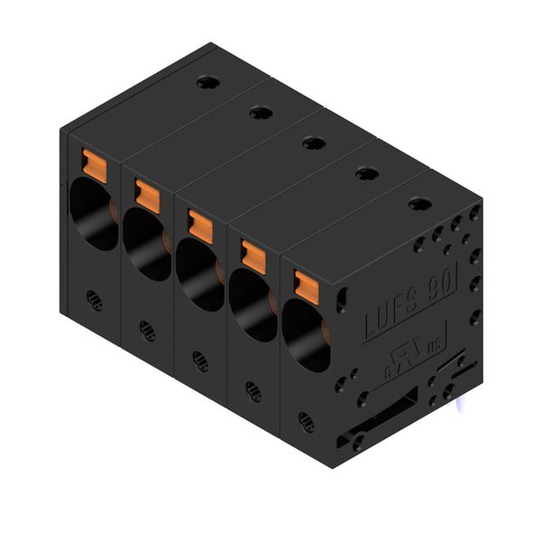 PCB terminal, 10.00 mm, Number of poles: 5, Conductor outlet direction image 2