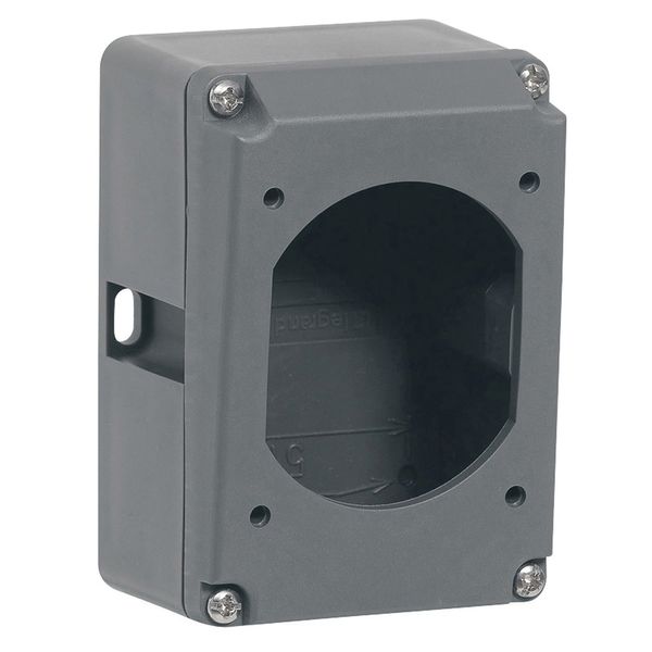 Box Hypra - IP44/66/67-55 - for surface mounting socket - 16 A - plast image 1