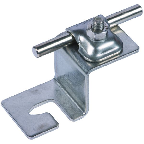 Roof conductor holder StSt f. trapezoid. tin roofs, clamping frame f.  image 1