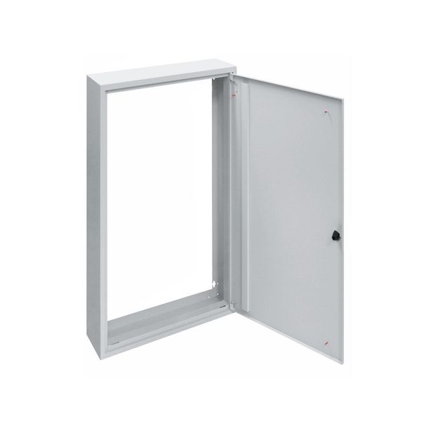 Wall-mounted frame 1A-12 with door, H=640 W=380 D=180 mm image 1
