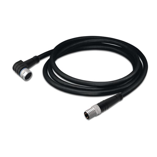 Sensor/Actuator cable M8 socket angled M8 plug straight image 4