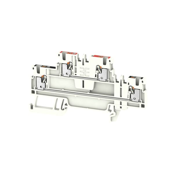 Multi-tier modular terminal, PUSH IN, 1.5 mm², 500 V, 17.5 A, Number o image 1