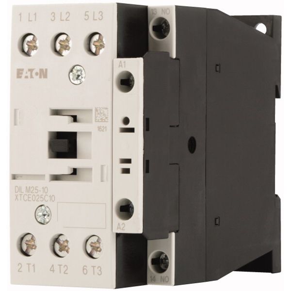 Contactor, 3 pole, 380 V 400 V 11 kW, 1 N/O, 115 V 60 Hz, AC operation, Screw terminals image 3