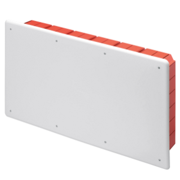JUNCTION AND CONNECTION BOX - FOR BRICK WALLS - WITH DIN RAIL - DIMENSIONS 516X294X90 - WHITE LID RAL9016 image 1