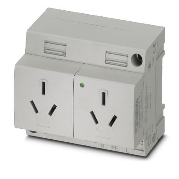 EO-I/UT/LED/DUO - Double socket image 2