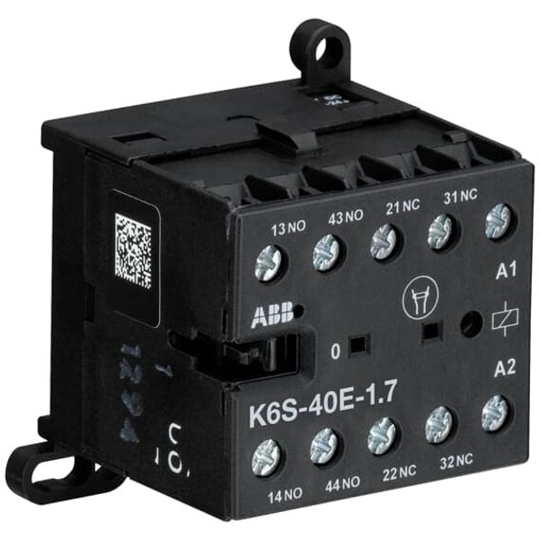 K6S-40E-1.7-71 Mini Contactor Relay 24VDC, 1.7W image 2