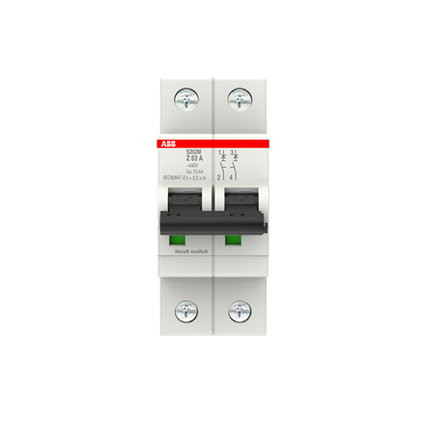 S202M-D63 Miniature Circuit Breaker - 2P - D - 63 A image 5