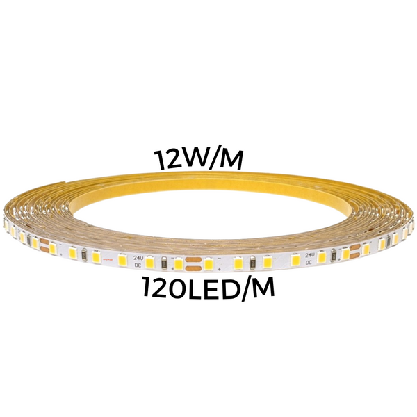 LED strip 12W/m 120led/m 12V IP67 3000K 1300Lum/m 60'000h CRI>90 (5m) THORGEON image 1