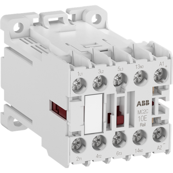 MC2C400ATWED-RAIL Mini Contactor 24 ... 41 V DC - 4 NO - 0 NC - Screw Terminals image 2