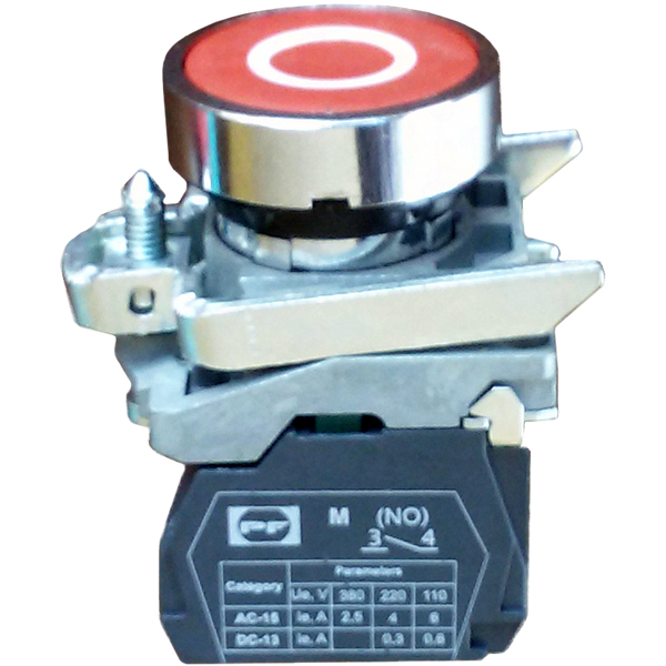 Pushbutton switch Stop FP PCP RED 1NC IP40 image 1