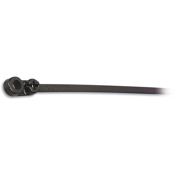 TY635MX CABLE TIE 50LB 14IN BLK NYL MTG HOL image 1