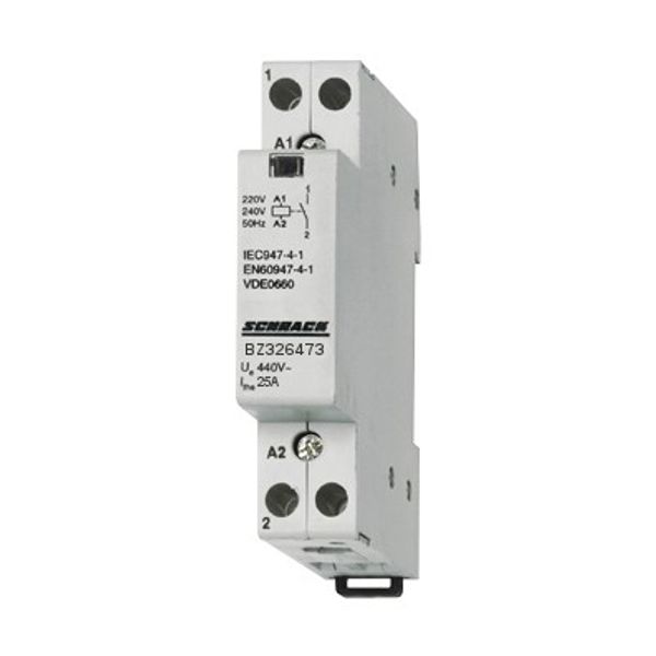 Modular contactor 25A, 1 NO, 230VAC, 1MW image 1