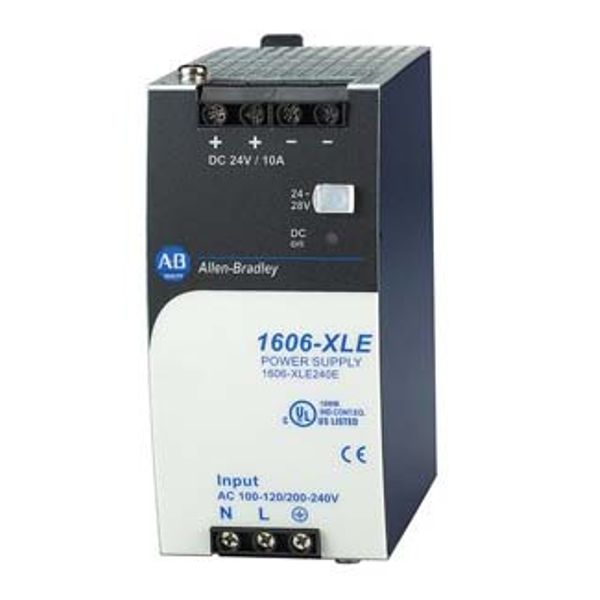 Power Supply, 240W, 48 - 52VDC Output, 1PH, 100 - 240VAC, Input image 1