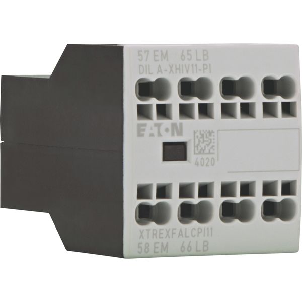 Auxiliary contact module, 2 pole, Ith= 16 A, 1 N/OE, 1 NCL, Front fixing, Push in terminals, DILA, DILM7 - DILM38 image 10