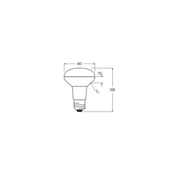 LED STAR R80 4.8W 827 E27 image 10