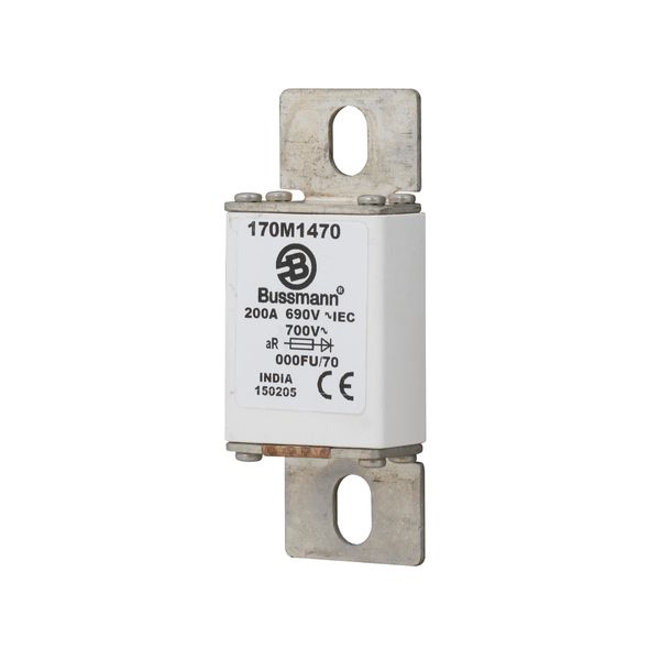 Fuse-link, high speed, 200 A, AC 690 V, size 000, 24 x 36 x 96 mm, aR, IEC image 11