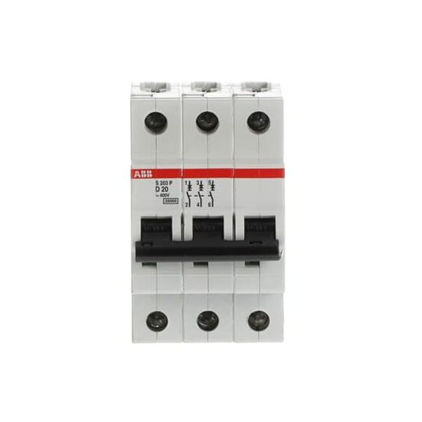 S203P-D20 Miniature Circuit Breaker - 3P - D - 20 A image 3